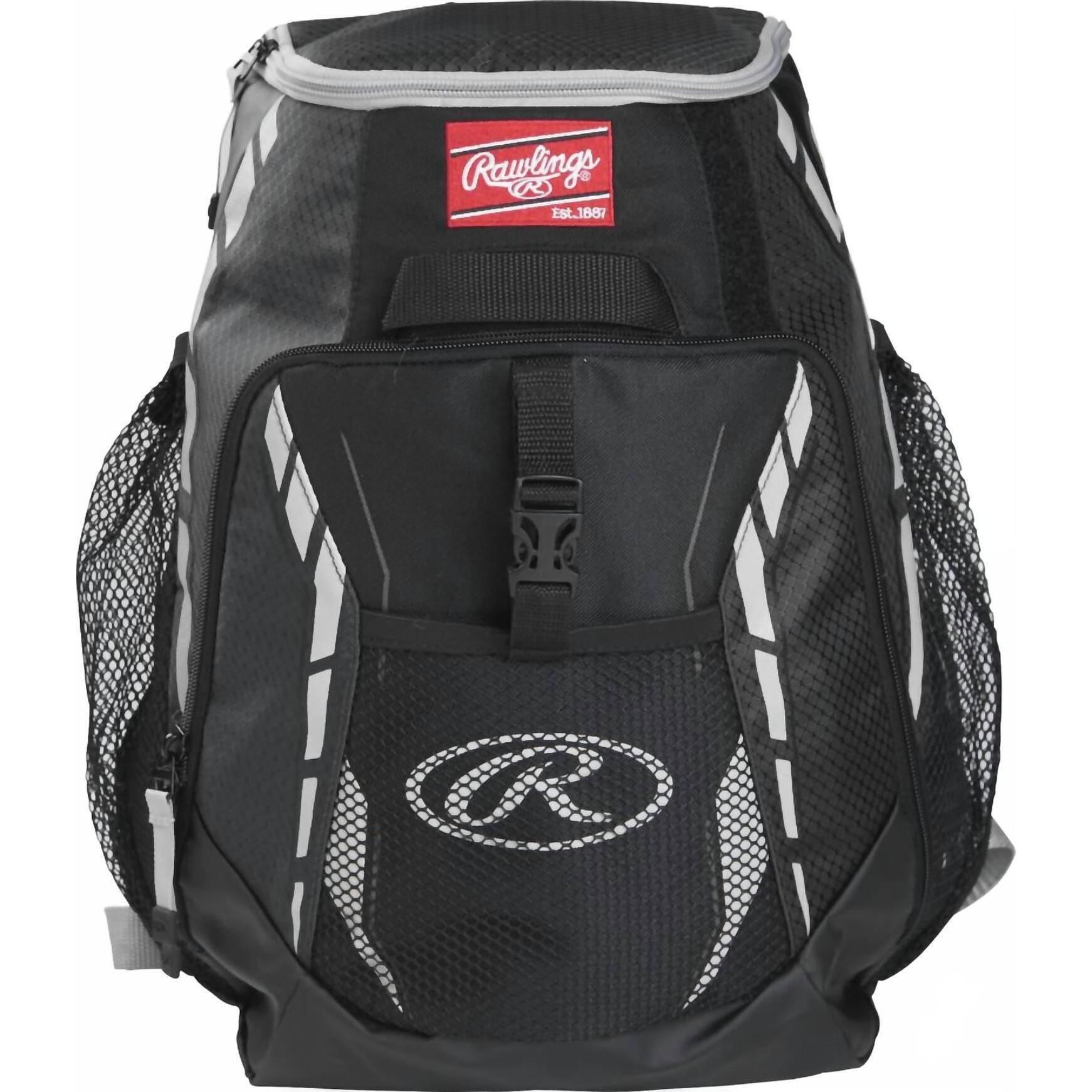 New Rawlings Youth R400 Player Backpack In Black